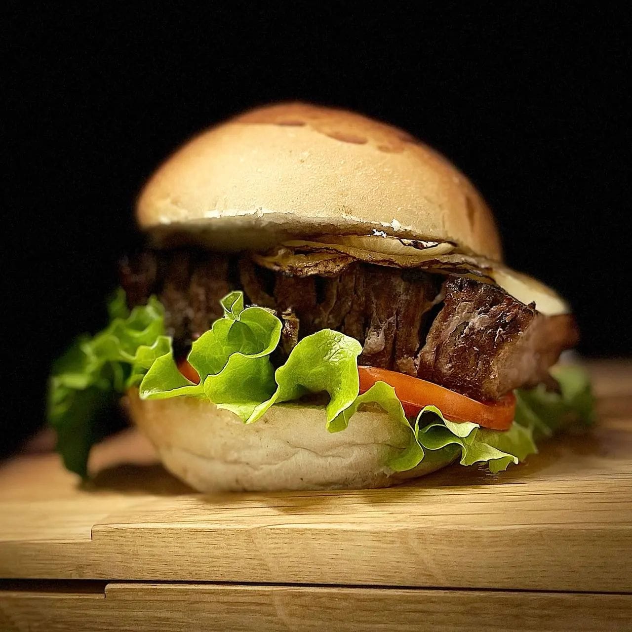 Steak burger spettacolare di Hamburgeria Mordi